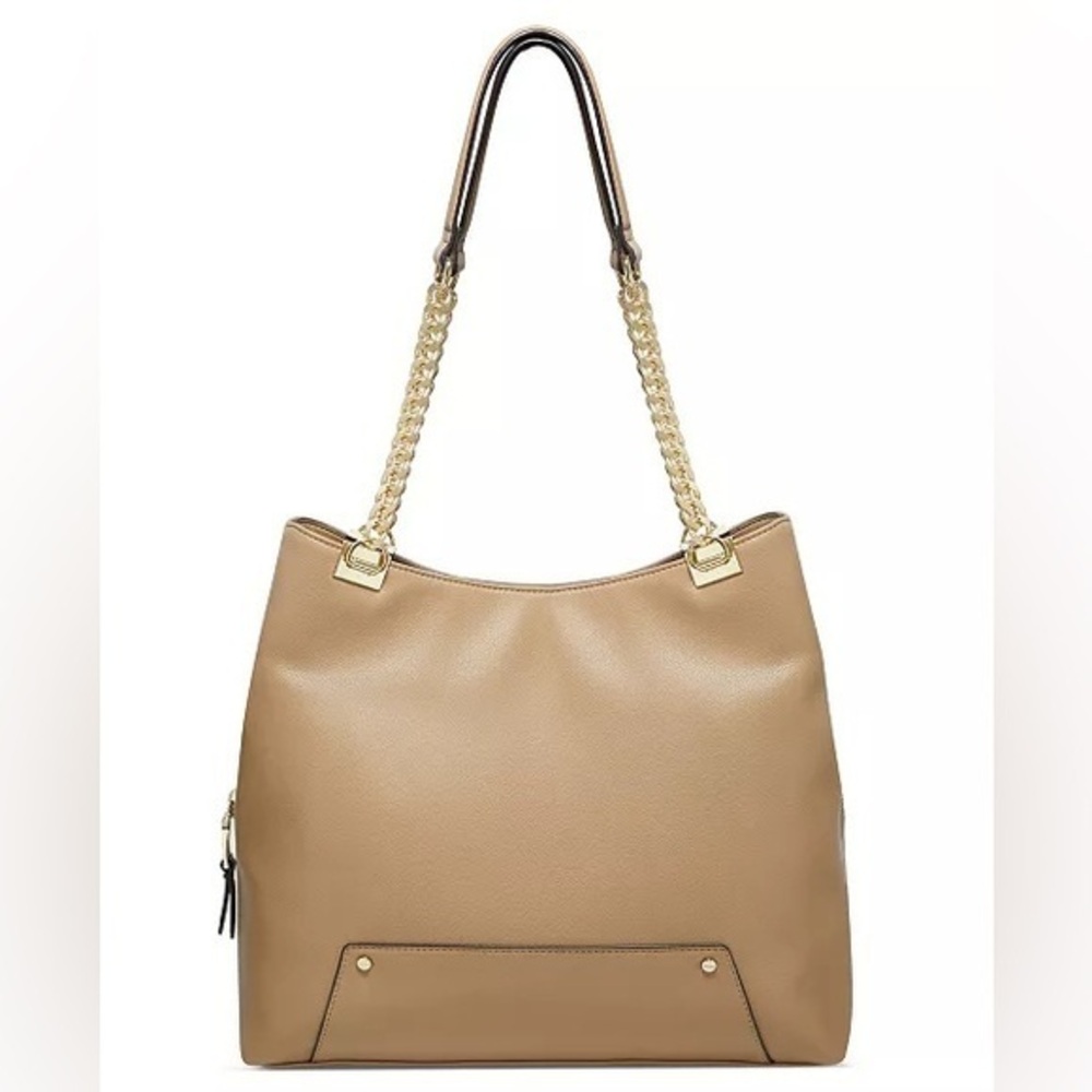 INC International Concepts Camel Trippi Chain Tote